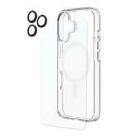 Kore 3 in 1 Protection Pack - Case + Tempered Glass + Lens Protector for 2025 6.3" iPhone