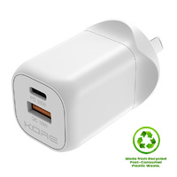 Kore Wall Charger 35W GaN Dual USB-A & USB-C Port