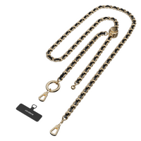 MagEasy Leather Chain Phone Strap & Card Classic