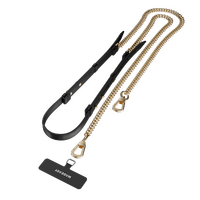 MagEasy Leather Chain Phone Strap & Card Modern