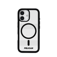 Pelican Protector MagSafe Case with Stand for iPhone 17 - Clear / Black