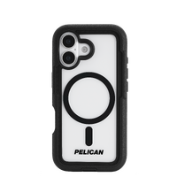 Pelican Voyager MagSafe Case with Holster for iPhone 17 - Black/Clear
