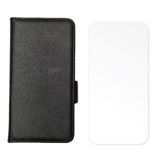 Kore 2 in 1 Protection Pack - Wallet Case + Tempered Glass for Galaxy A37