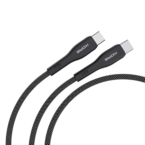 Kore 240w Braided USB-C to USB-C 1.5m Cable