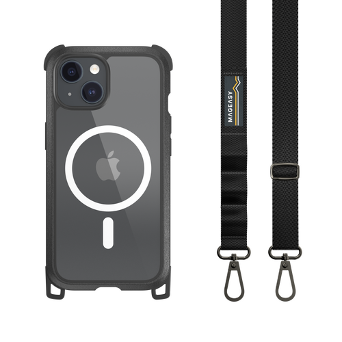 MagEasy Odyssey M + Strap Magsafe Case for iPhone 15