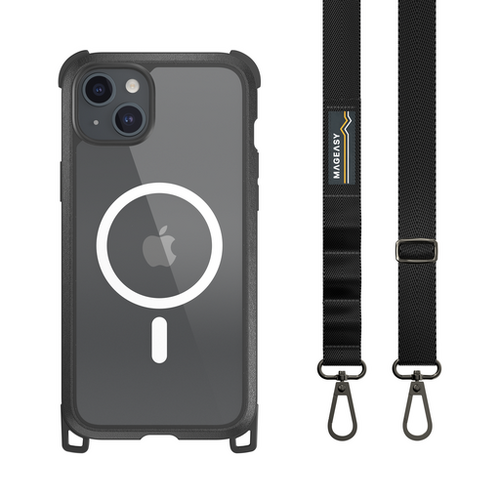 MagEasy Odyssey M + Strap Magsafe Case for iPhone 15 Pro Max  