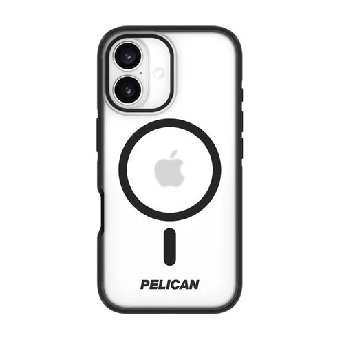 Pelican Ranger Mag Safe Case for iPhone 16 - Clear/Black Frosted