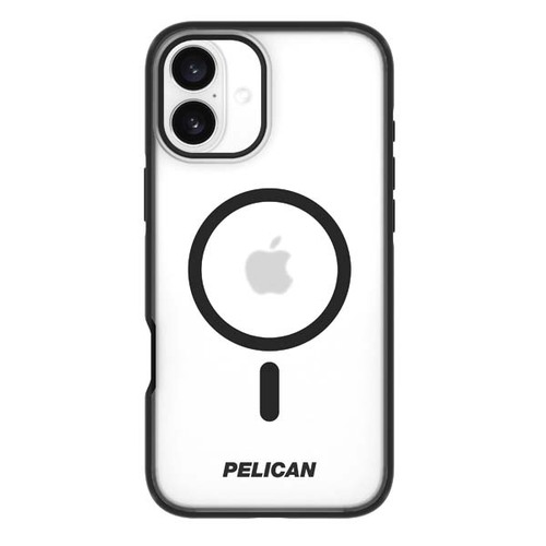 Pelican Ranger Mag Safe Case for iPhone 16 Plus - Clear/Black Frosted