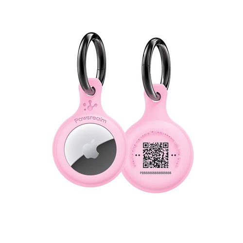 PawView Smart AirTag Holder, QR Code Collar Holder for Cats and Dogs