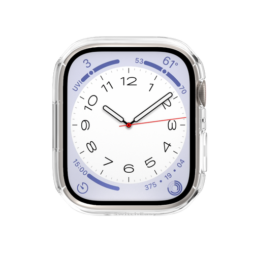 SwitchEasy Hybrid Tempered Glass for Apple Watch Case 45mm