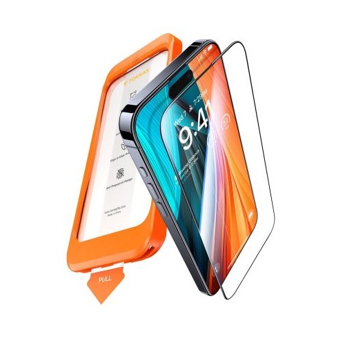 Torras Install Master Light Tempered Glass for iPhone Pro Max 2026