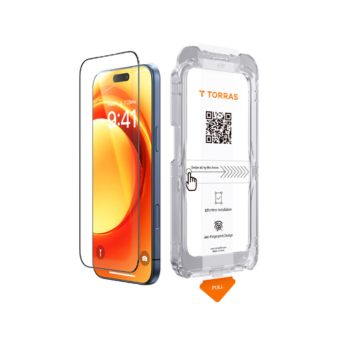 Torras Install Master Light Tempered Glass for iPhone 18 Pro Max