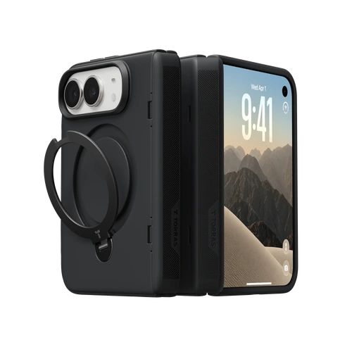 Torras Q3 Spin for iPhone Duo with Screen Protectors